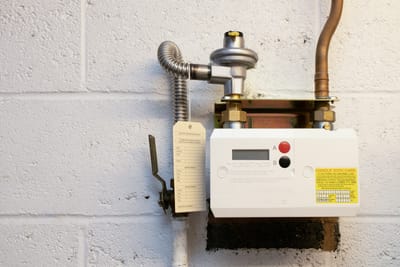 Compteur gaz et installation de chauffage domestique